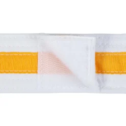 Adjustable Striped White Belt