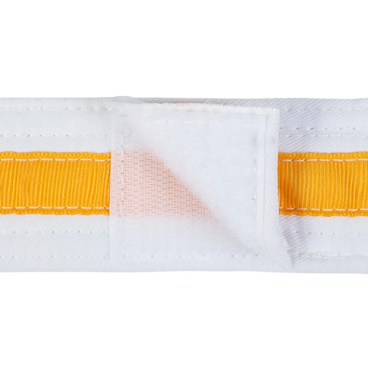 Adjustable Striped White Belt