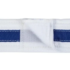 Adjustable Striped White Belt
