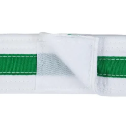 Adjustable Striped White Belt