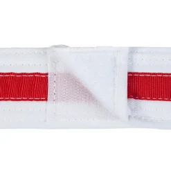 Adjustable Striped White Belt