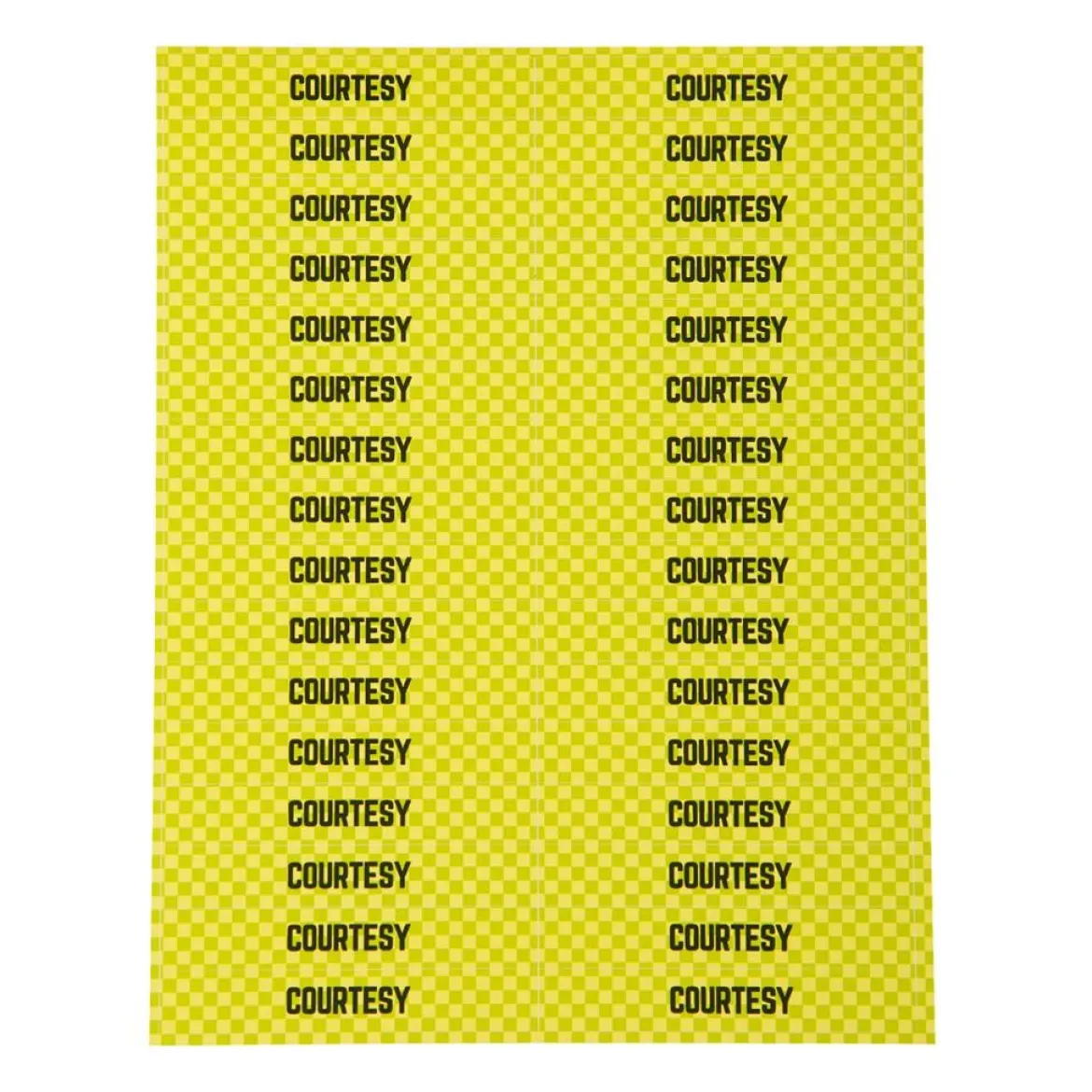 Courtesy Belt Stripe