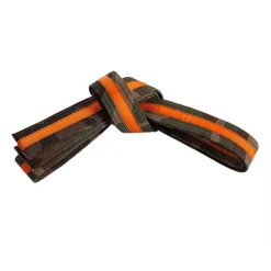Double Wrap Striped Camo Belt