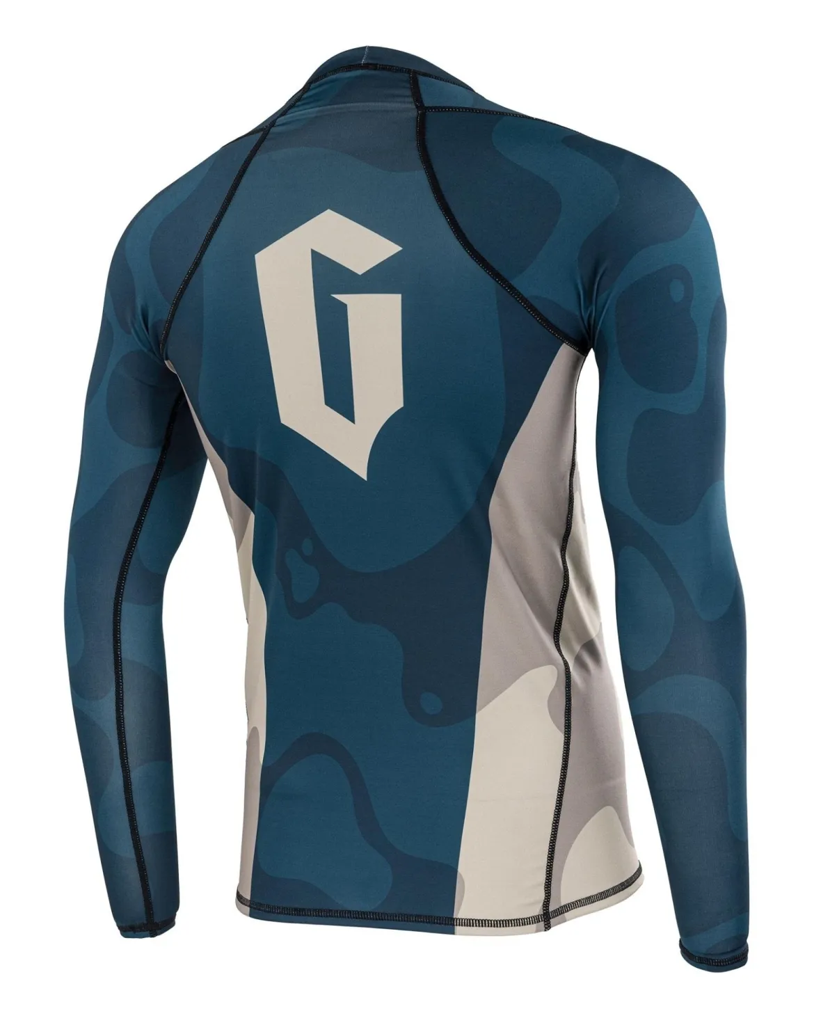 Gameness Men's Long Sleeved Meeting Of The Waters Rash Guard