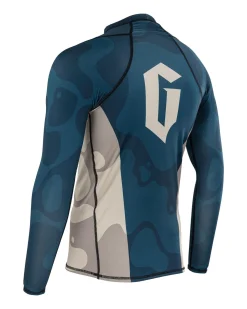 Gameness Men's Long Sleeved Meeting Of The Waters Rash Guard