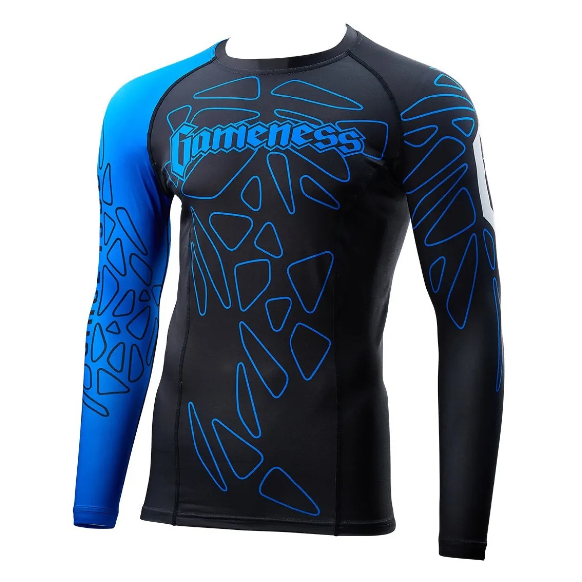 Gameness Men's Long Sleeve Pro Ranked Rash Guard