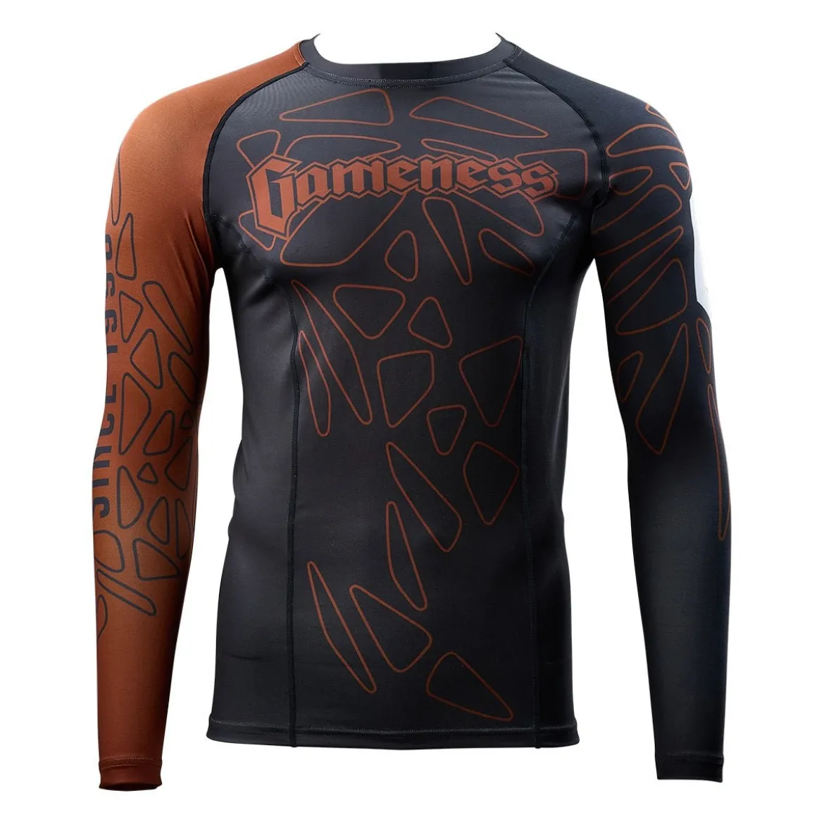 Gameness Men's Long Sleeve Pro Ranked Rash Guard