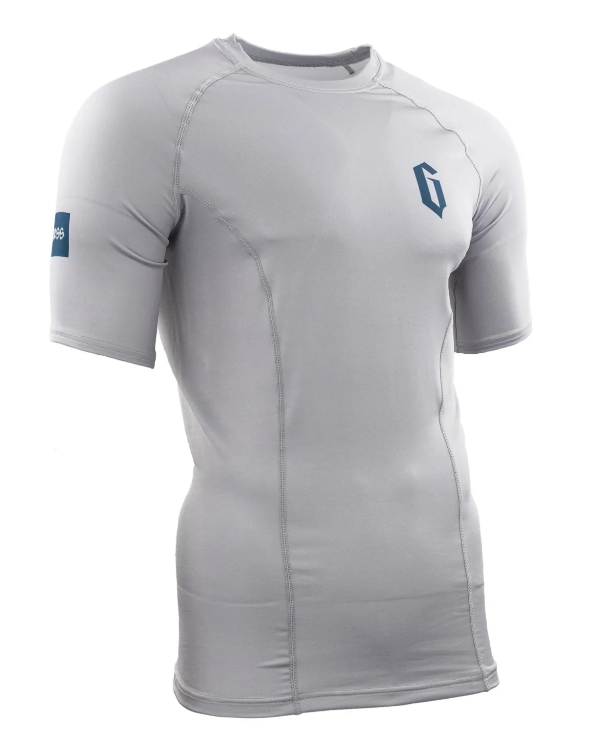 Gameness Men's Short Sleeve Solid Rash Guard