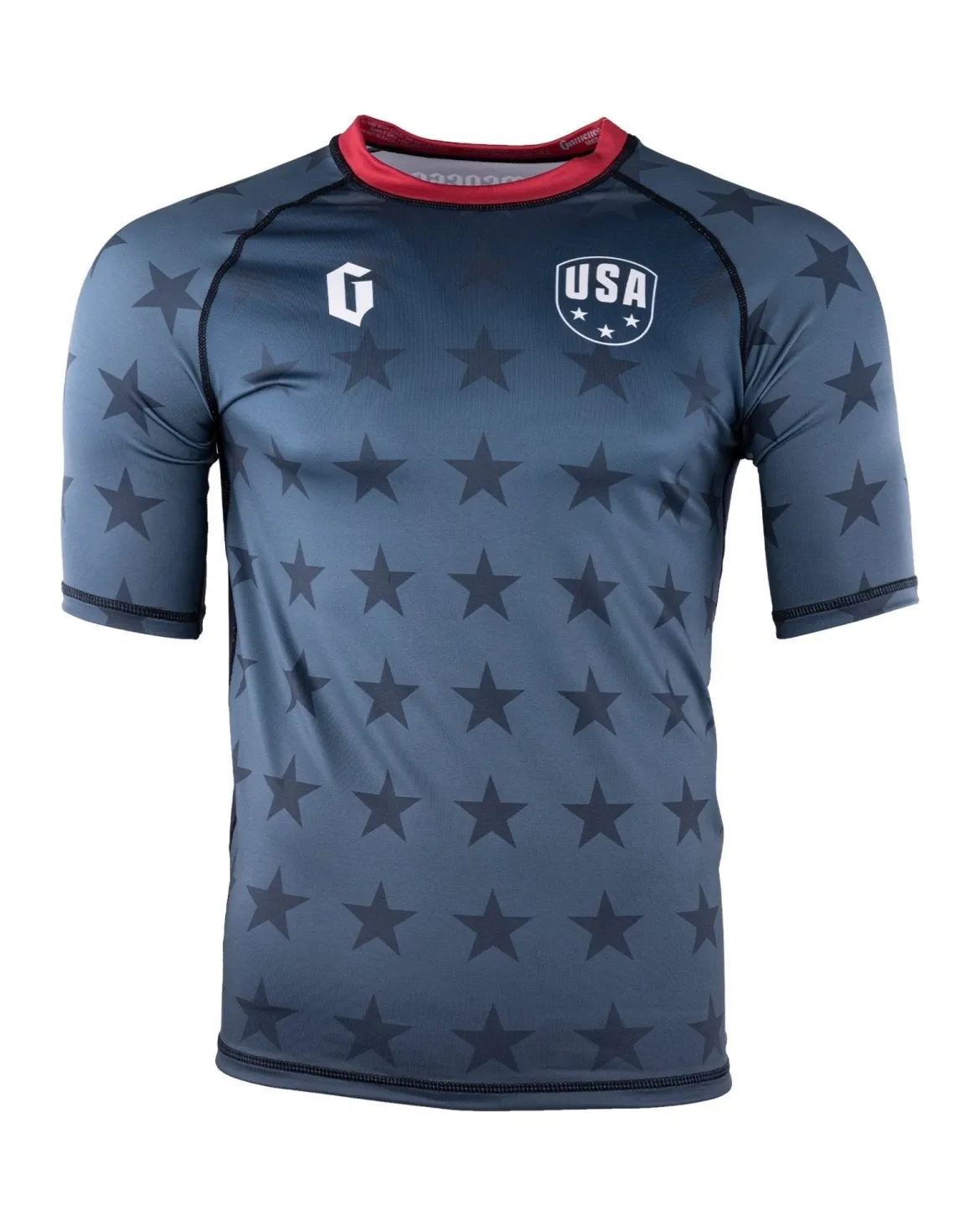 Gameness USA Stars Short Sleeve Rash Guard