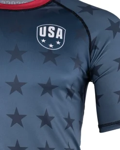 Gameness USA Stars Short Sleeve Rash Guard
