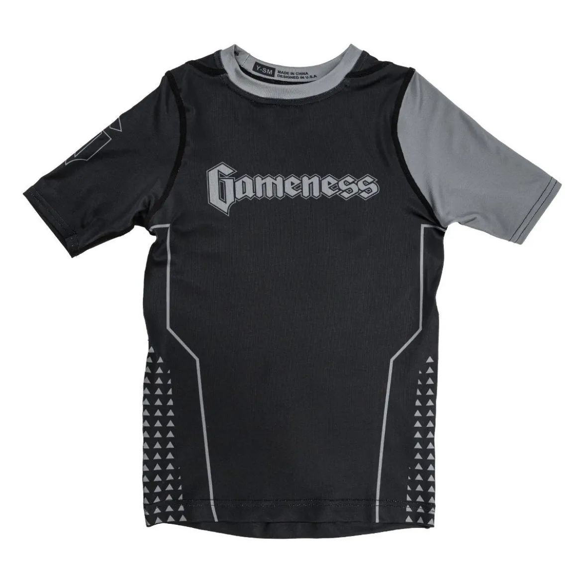 Gameness Youth Short Sleeve Ranked Rash Guard