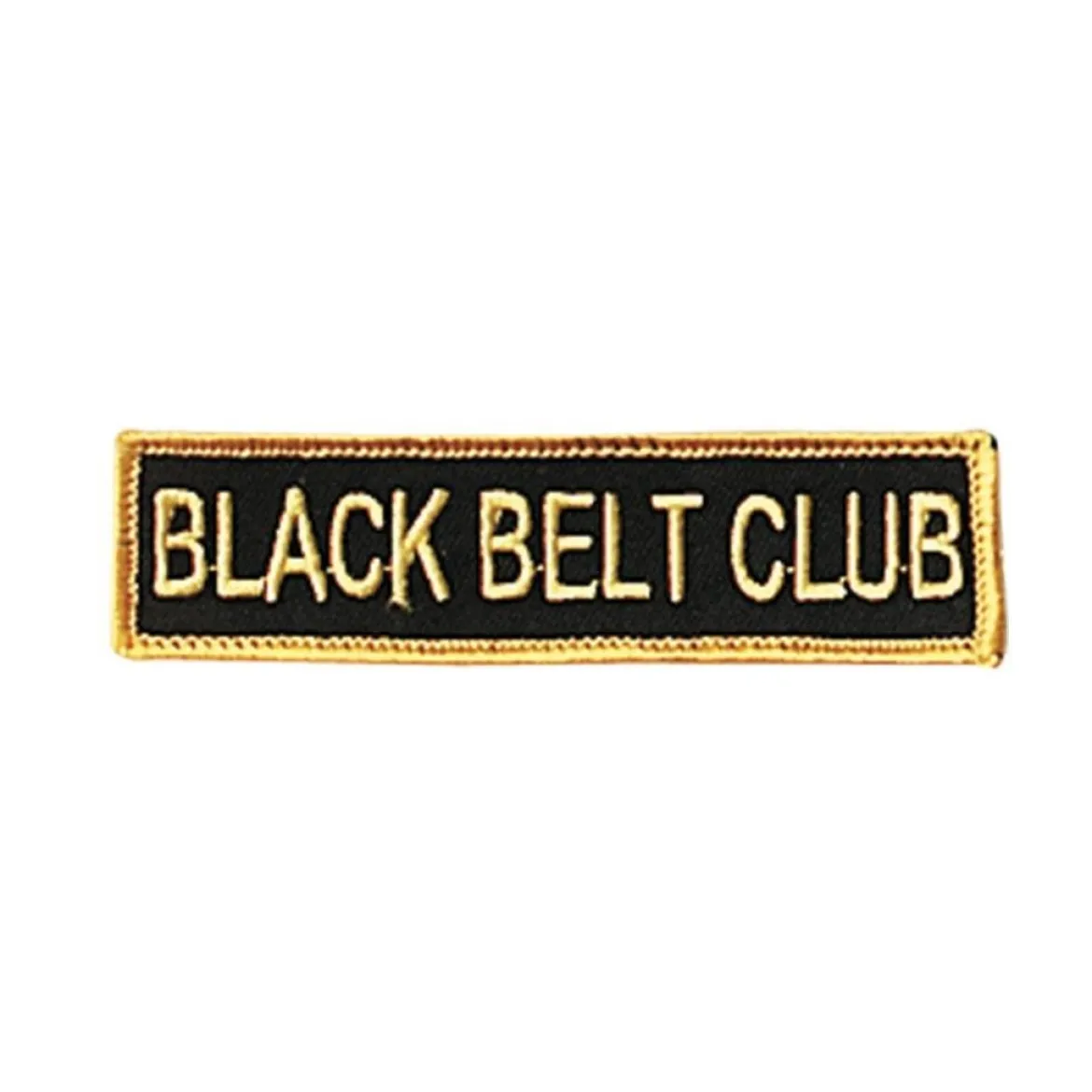 Iron-On Rank Patch - Black Belt Club