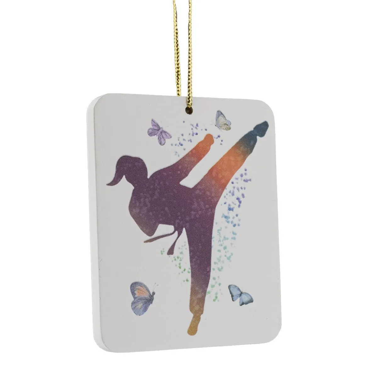 Ornament - Female Kicking