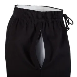 10 oz. Middleweight Brushed Cotton Elastic Waist Pants - Black