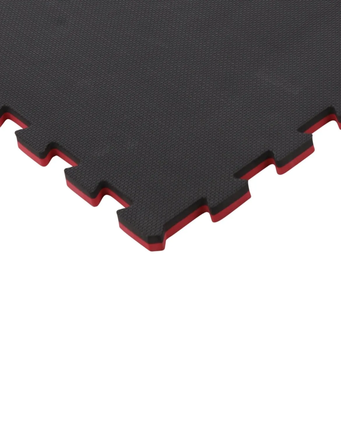 Reversible 2 Color 3/4" Thick Puzzle Sport Mat Kit - Black/Cardinal