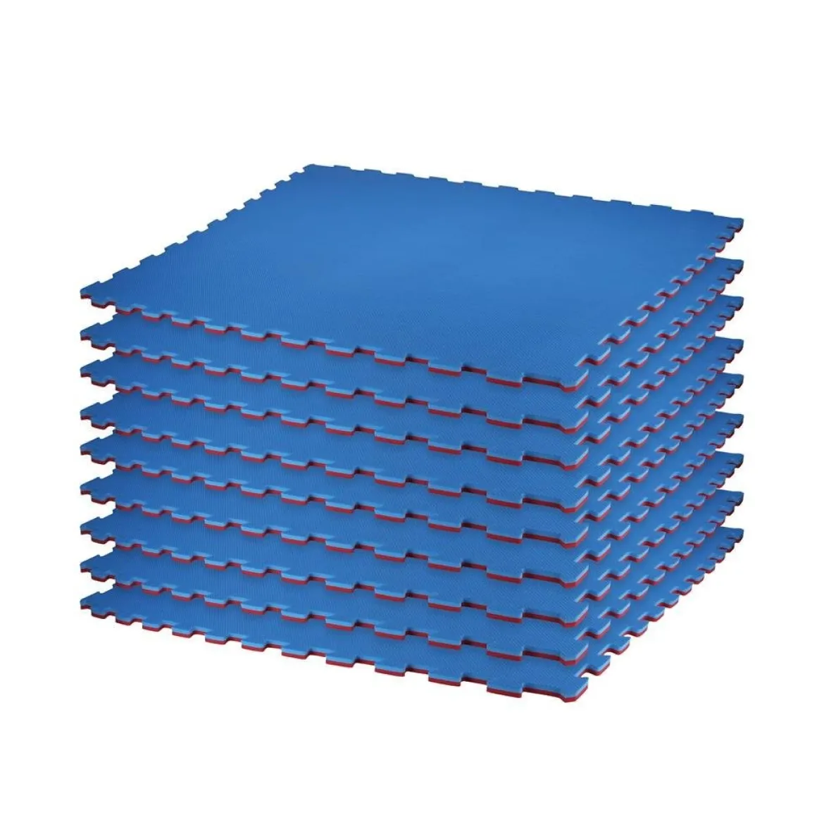 Reversible 2 Color 3/4" Thick Puzzle Sport Mat - Blue/Cardinal