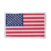Sewn-In White American Flag Patch