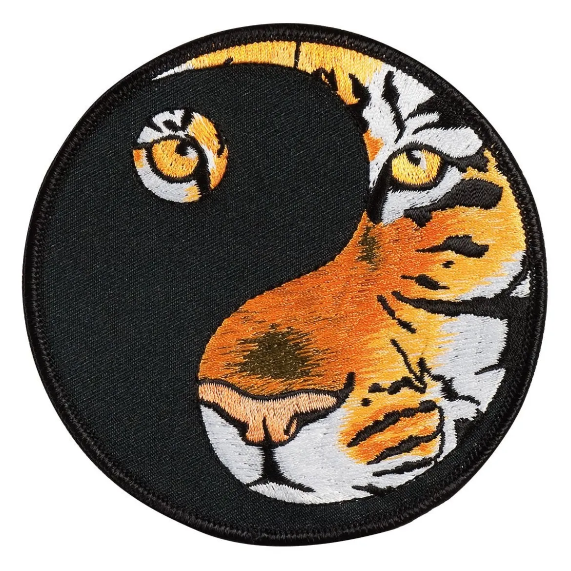 Sewn-In Yin Yang Tiger Patch