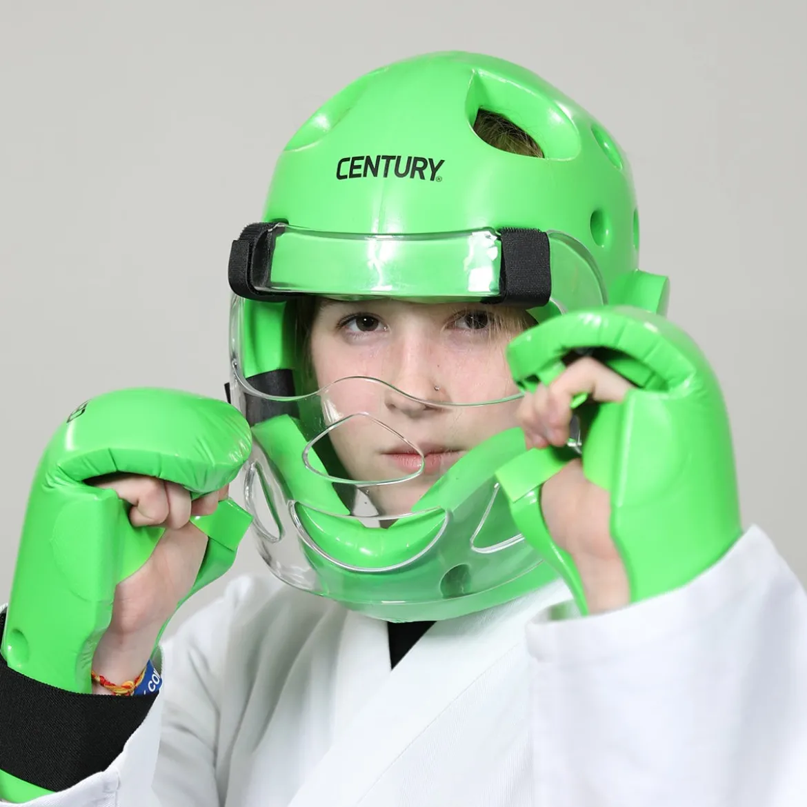 Student Sparring Headgear with Face Shield