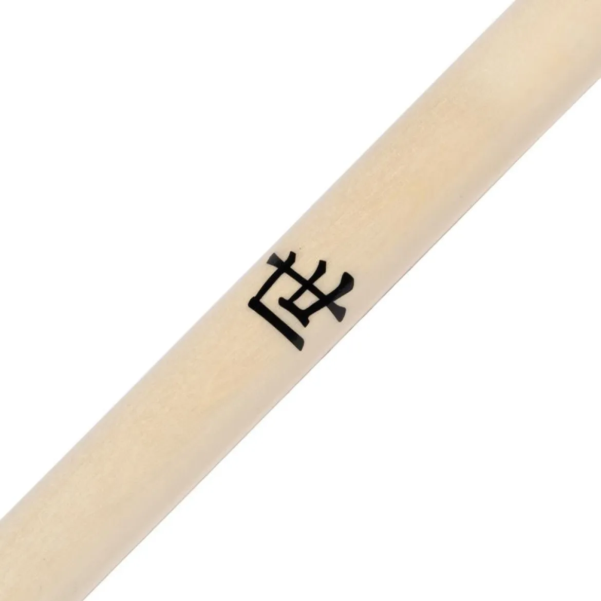Tapered White Wood Lotus Kanji Bo Staff